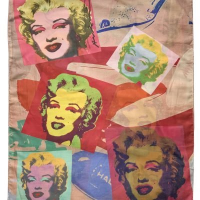 Andy Warhol Pop Art Marilyn Monroe Painting Print Art Scarf