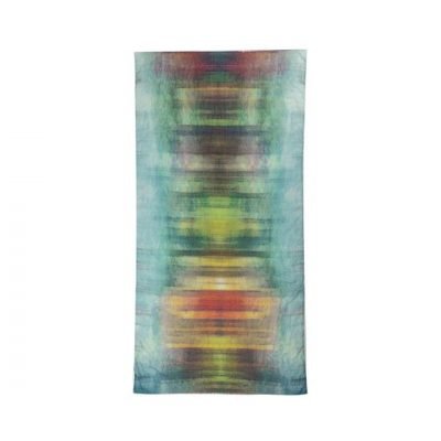 abstract blue scarf