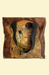 klimt the kiss shopper bag